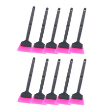 10 Stuks Auto Raamfolie Schraper met Lange Steel, Raamreinigingstrekker, Autokleding Installatie Schraper, Wasaccessoires