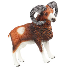 3Stk Mouflon Figuren Aus Kunststoff Kleine Deko Für Kinder