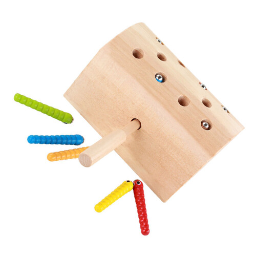 Σετ ξύλινων παιχνιδιών Montessori για νήπια, δραστηριότητες εκμάθησης προσχολικής 2