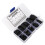 Assorted Washers Set Electrical Insulation, Long Service Life Nylon Flat Washer Kit with Plastic Storage Box for Multi-Purpose Fastening 6