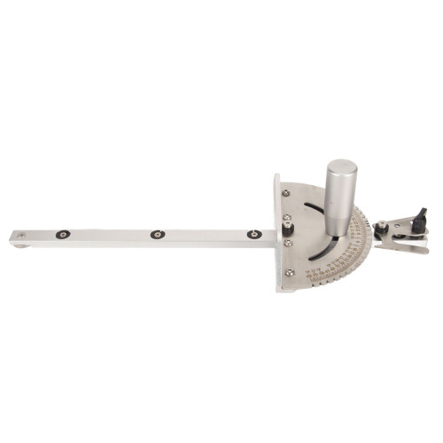 Guide d'onglet léger pour tables de défonceuse, haute précision, 27 butées d'angle, construction robuste en alliage d'aluminium, support de 2