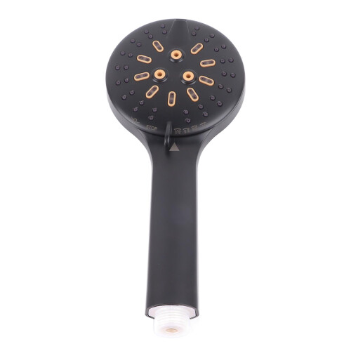 Modern Design Handheld Shower Head Matte Black Water Efficient Spray Modes High Pressure Easy Install Wide Coverage Corrosion Resistant Multi Function 1