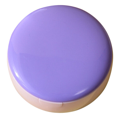 2Pièces Étui Violet ABS Pour Prothèses -Bouche 1
