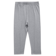 Leggings in snoepkleuren voor meisjes, effen leggings, casual yogabroek, panty's, grijze broek, 5-6 jaar