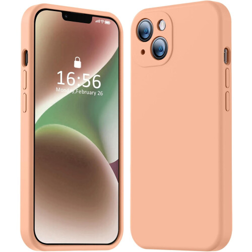 Συμβατό με θήκη iPhone14 – Αναβαθμισμένη υγρή σιλικόνη, προστασία κάμερας πλήρους
