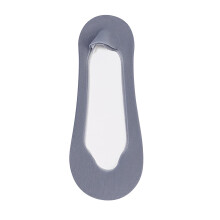 Calcetines finos antideslizantes de nailon para mujer, corte ultrabajo, invisibles, para usar con zapatos planos, color azul, talla única.