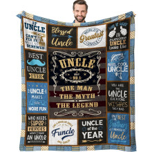 Kuscheldecke (127 x 152 cm) – Geburtstagsgeschenk für Papa von Tochter/Sohn, „Bester Papa aller Zeiten“, passend für jedes Zuhause