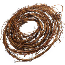 1 rulle naturlig vinranka kvistgirland dekor jul DIY hantverk vinrankor bas för att tillverka kranshängande ornament
