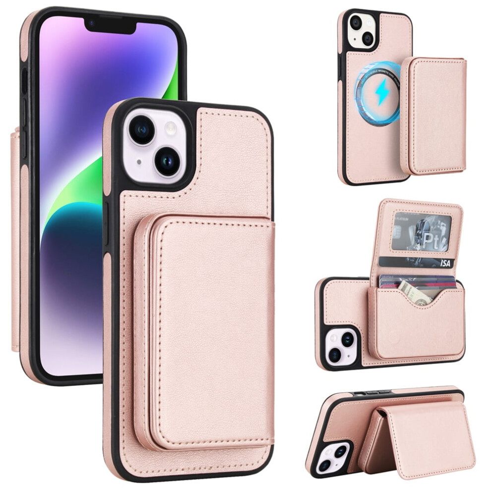 Rfid-Blocking Magsafe Purse Case For Iphone 13 Rose Gold 937196980116