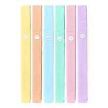 Clearance Permanent Markers, 6pcs Cute Thick Highlighters, Assorted Colors, 6ml, DIY/Office Use (Compatible with Standard Markers)