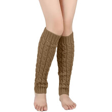 Stulpen für Damen, Winter, Retro, Strickstulpen, Häkelstrumpfhosen, lange Stiefelsocken, Weihnachtssocken, dicke, warme Socken für Damen,