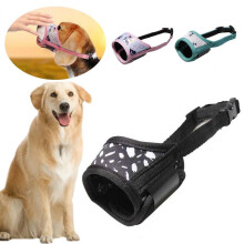 Dog Muzzle, Soft Nylon Anti-Biting, Barking and Chewing Muzzle for Small Medium Large Dogs (XL, Black)