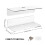 1 Set Wand Audio Opbergplank Stand Steunplanken 2