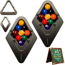 Precision Pro Billiard Rack System for 8-Ball and 9-Ball