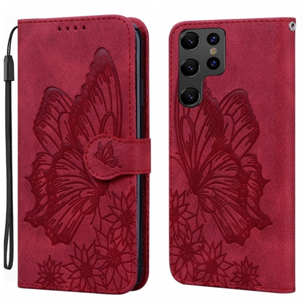 Pu Leather Flip Wallet Case For Samsung Galaxy S24 Ultra 5G 937196983681