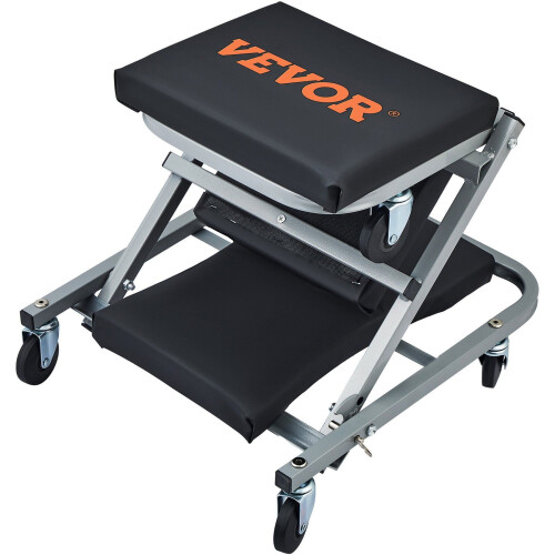 Z Creeper Seat Rolling Work Stool 2-in-1
