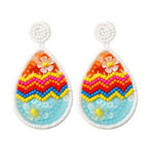 Easter Earrings Handmade Easter Egg/Carrot/Bunny Earrings for Women Holiday Easter Rabbit Dangle Drop Earrings Jewelry Gifts