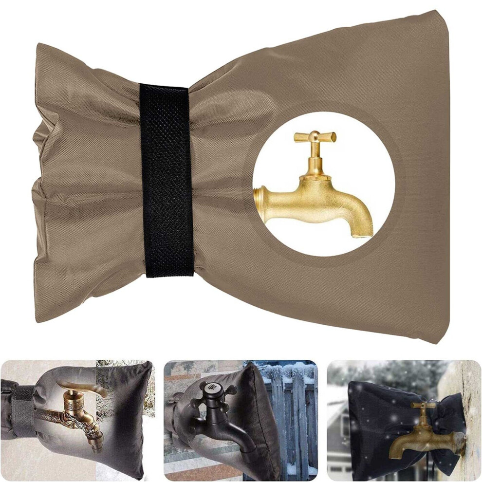1Pc Kitchen Faucet Cover, Anti-Freezing Protection For Outdoor Faucets, Waterproof Insulated Hose Sock (Compatible With Standard Faucets) 9180479356899