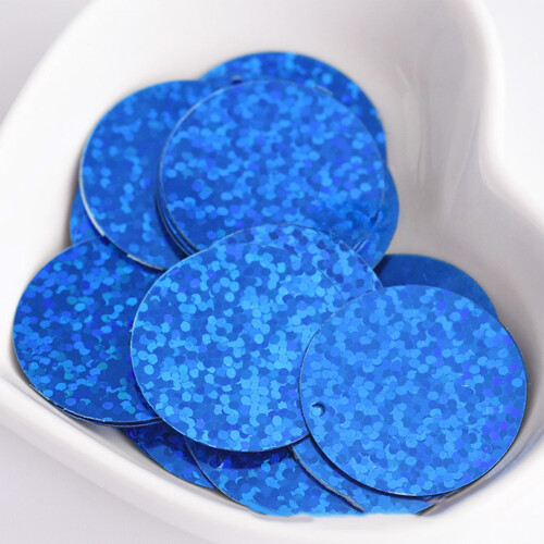 25mm duhové kulaté PVC flitry 40 ks