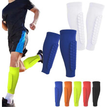 Shin Guards Kids, Calf Compression Sleeve with Honeycomb Pads, 2 Pack Shin Guards Soccer, for Soccer Ski Youth Adult
