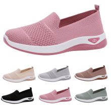 Willtoo Orthopaedic Women's Walking Shoes – Lightweight, Breathable Mesh, Wide Width, Comfortable Casual & Running Trainers, Pink – Compatible