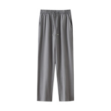 Sizes XL-X5 Full Length Pants Mens Men's Casual Solid Color Plus Size Haren Elastic Waist Drawstring Pocket, Gifts for Yourself