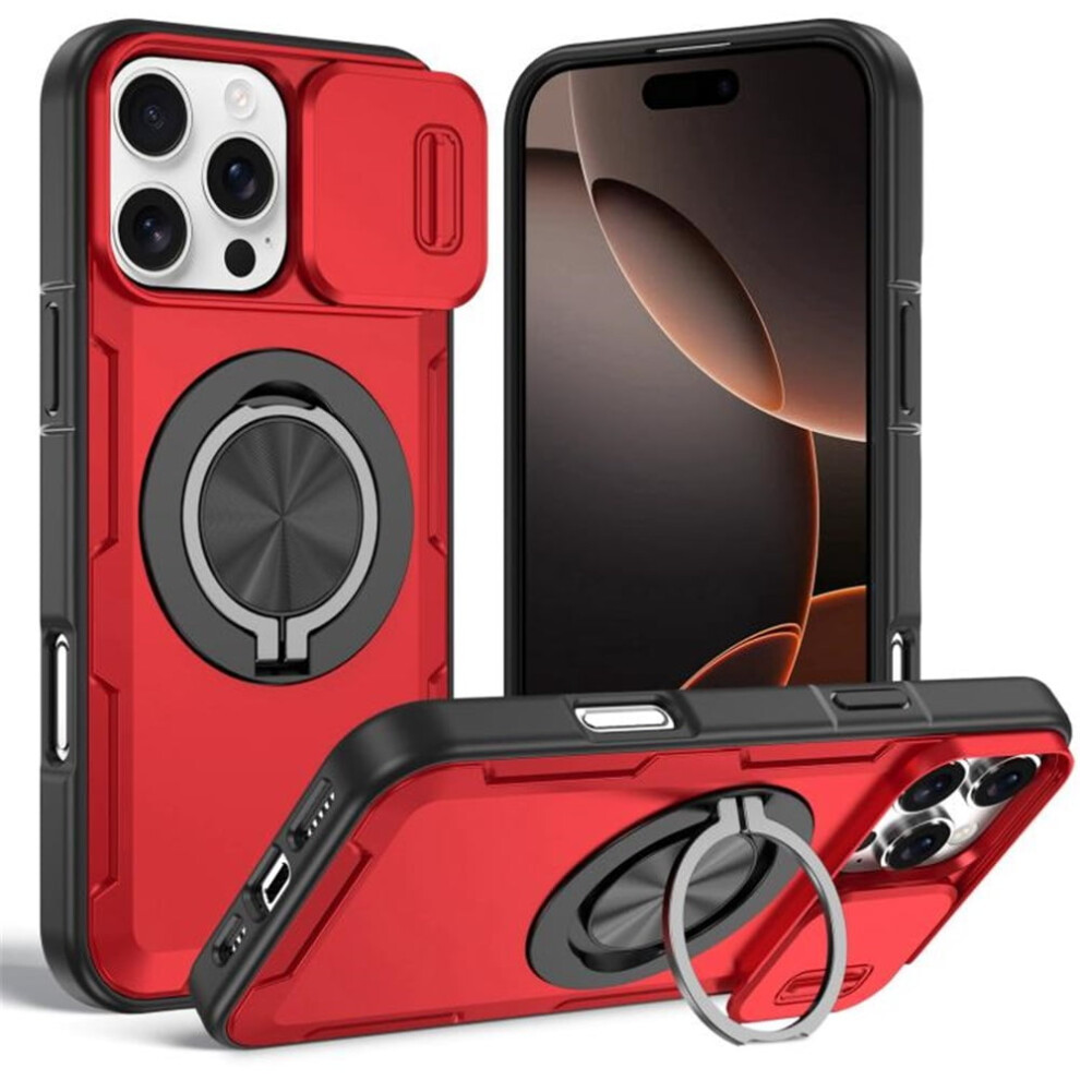 Iphone 16 Pro Case With Rotating Metal Stand And Magsafe 939152704163