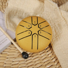 Buddha Stones Mini Steel Tongue Drum Mini Handpan Drum Worry-Free Drum Handpan Drum For Kids Adults Education Entertainment Meditation Yoga Zen Gift
