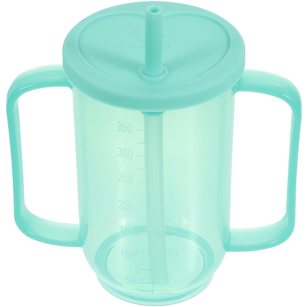 Spill Proof Cups for Adults Disabled Nursing Light Green Elder