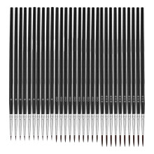 30 Pieces Fine Paint Brushes 3 Size Tiny Detail Paint Brush Small Liner Tip Paint Brushes #0 #00 #000 Drawing Supplies