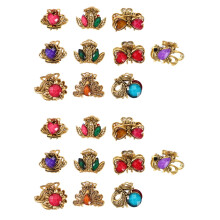 Mini Jaw Clips for Women Vintage Hair Claw Clamps 20 Pcs