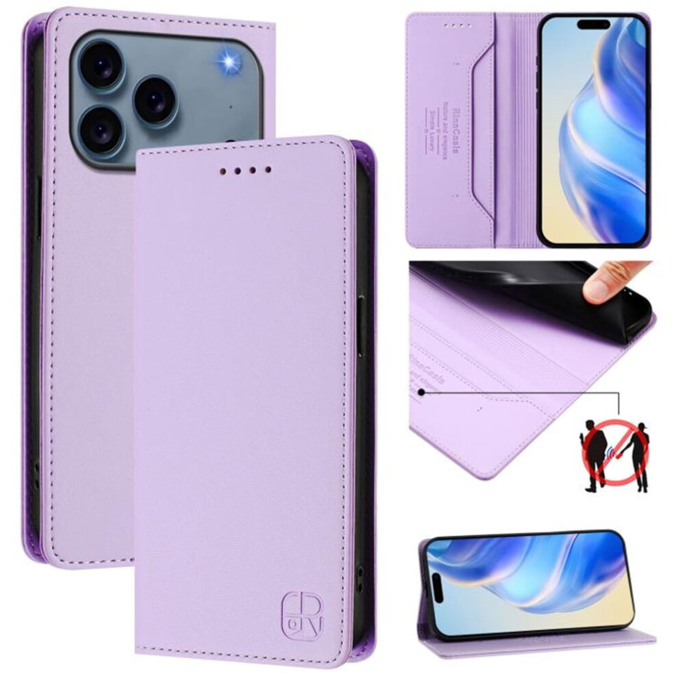 Rfid-Blocking Pu Leather Wallet Case For Iphone 17 Pro 6.3 974856042685