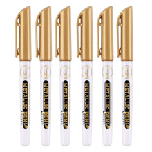 6x Acrylic Paint Highlights Metallic Permanent Pen Gold Silver Epoxy Resin
