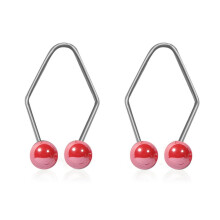 Trendy Lip Piercing Jewelry Pearls Face Muscle Exerciser Cheeks Dimple Maker For Valentine's Day Gift