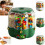Candy Dispenser 360 Rotating with 6 Compartments, Large Capacity Multi-Purpose Kitchen Storage Container with Airtight Lid 1