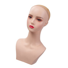 Female Mannequin Head Portable Wig Stand Makeup Doll Head