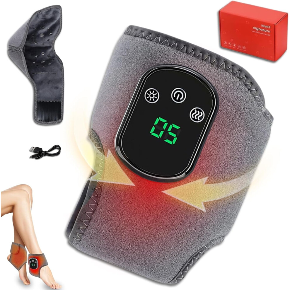 2026 Foot Renew Triple Method Wireless Heated Foot Massager, 3 Vibration Modes & 5 Heat Levels, for Circulation, Relaxation & Plantar Fasciitis