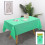 Nappe rectangulaire en plastique 53,93  72,04 pouces 1