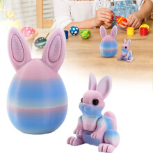 Lapin de Pâques imprimé en 3D dans un œuf surprise