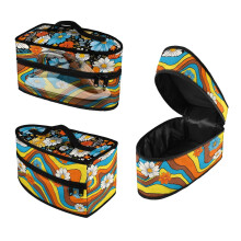 Daisy Pattern Portable Steamer Case Bag with Zipper
