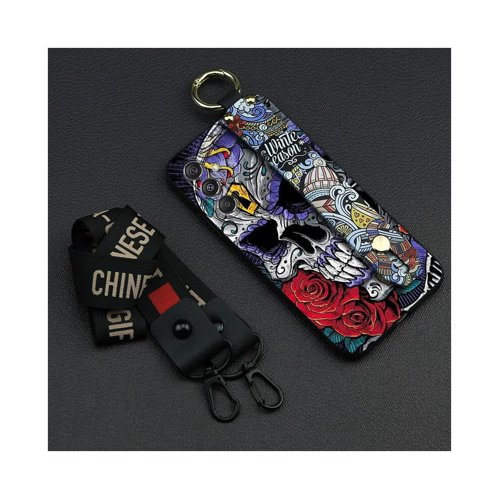 Shockproof Silicone Phone Case For Samsung Galaxy A35 5G Global Â Kickstand, Anti-Dust, Wrist Strap, Fashion Design 9557311946479
