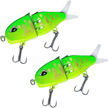 2 Pcs Mini Glide Bait for Bass Fishing, Raptor Fishing Lure, Freshwater and Saltwater Amazing Fishing Gear Gifts for Family