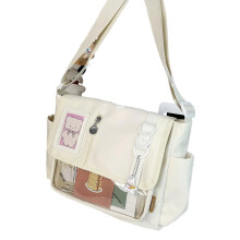 Geantă de umăr din nailon la modă, stil japonez Academie, geantă crossbody, geantă Satchel, pentru studenți și iubitori de anime