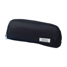 9.66x1.96x3.14" Multi-layer Cloth Pencil Case Stationery Box Pen Container Storage & Organization Makeup Bags, Gifts for Mom, Black