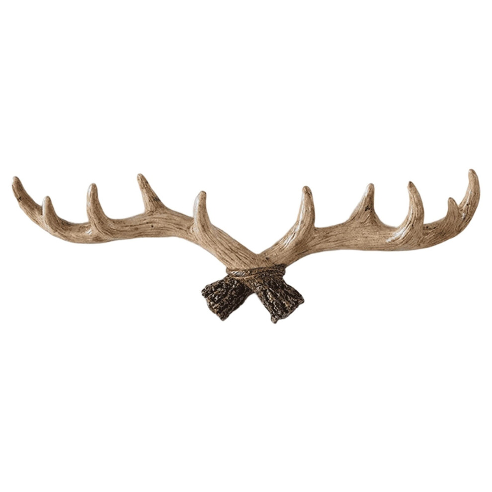 Deer Wall Hook Coat Rack With Key Holder, Vintage Animal 9122141631354