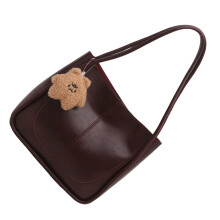 Retro-Schultertasche aus PU-Leder für Damen – geräumig und praktisch, ideal als Achseltasche und lässige Handtasche für Arbeit oder Reisen