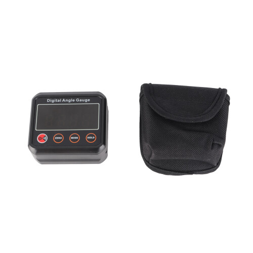 Digital Level Measuring Tool With Audible Indicator And Hold Zero Functions Versatile Angle Finder For Carpentry And Building Applications, Compact