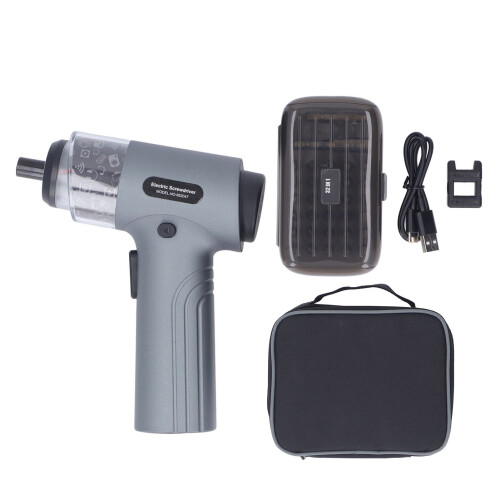 Forward Reverse Control Electric Screwdriver Cordless Rechargeable Tool With Digital Display Torque Setting Led Light Long Battery Life Portable Kit