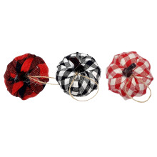 Versatile Holiday Decorations, Red Black White Christmas Balls, Rustic Farmhouse Decor for Thanksgiving, Halloween, Christmas, and More Festivals