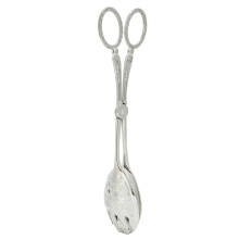 Pinça para salada estilo árabe, utensílio de cozinha resistente ao calor, cabo ergonômico, pinça multifuncional para cozinhar e assar, zinco